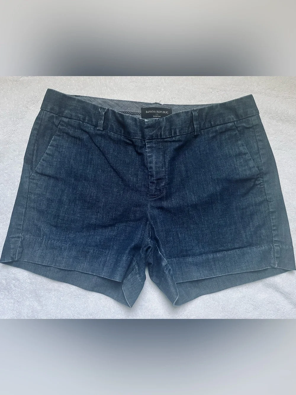 Banana Republic Women's Dark Indigo Denim Shorts